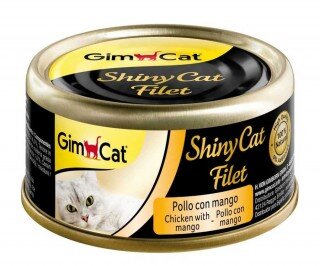 Gimcat Shinycat Fileto Tavuk Mango 70 gr Kedi Maması kullananlar yorumlar